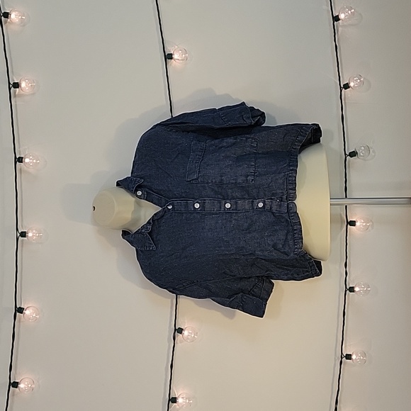 Steven Alan Tops - Steven Alan Cropped Denim Buttonup. Size S